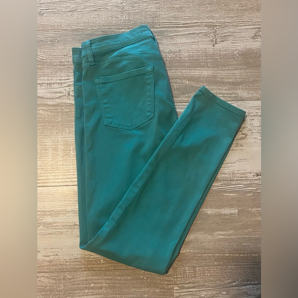 J Brand Skinny Ankle Jeans In St Tropez Turquoise 29